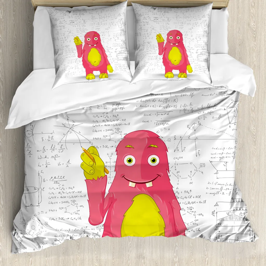 ABAKUHAUS Set Letto Mostri 200x200 cm - Igiene e Colore