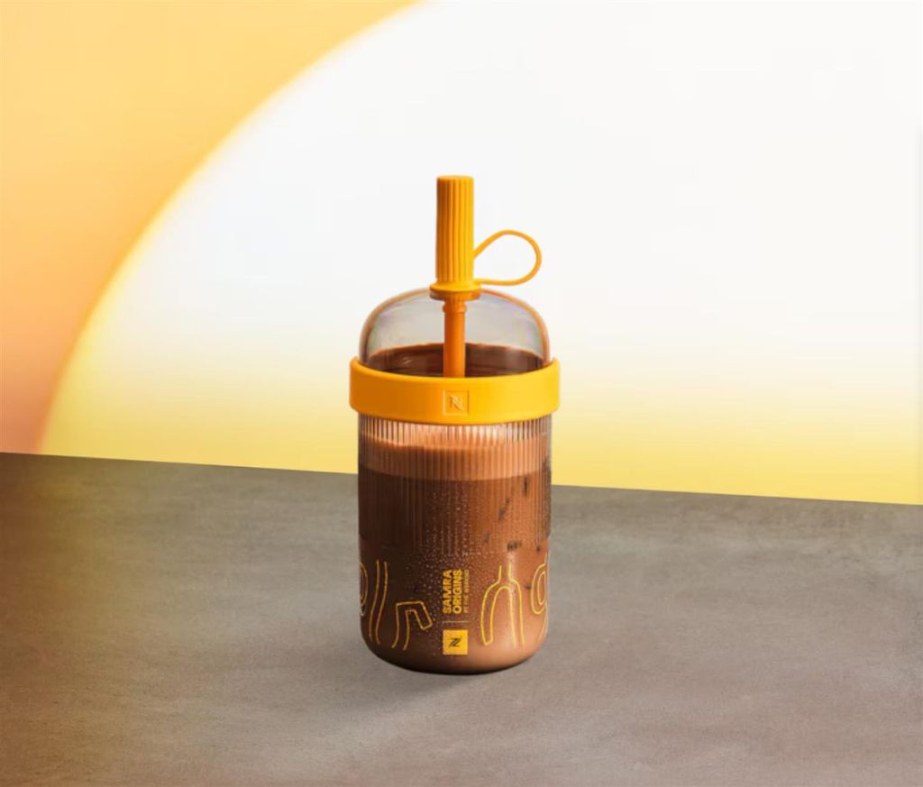 Bicchiere da viaggio Nespresso Yellow Gelb Samra Origins by Immagine del prodotto 