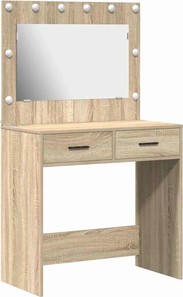 Schminktisch Sonoma-Eiche 78,5 x 41 x 135 cm Holzwerkstoff