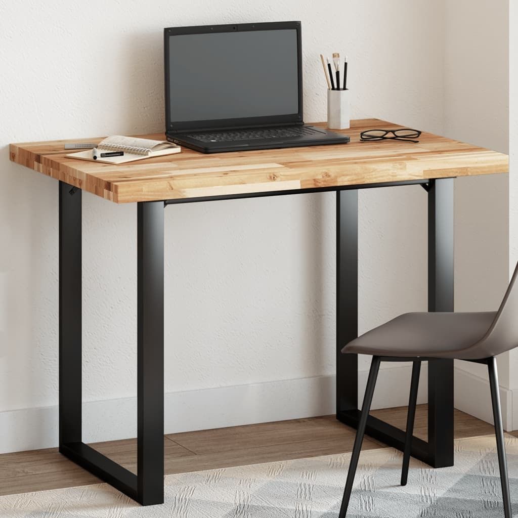 Möbel Tischplatte - elegantes Design - Schreibtischplatte - Rechteckig 80x70x4cm Massivholz Akazie NEU462662 - Tischplatten