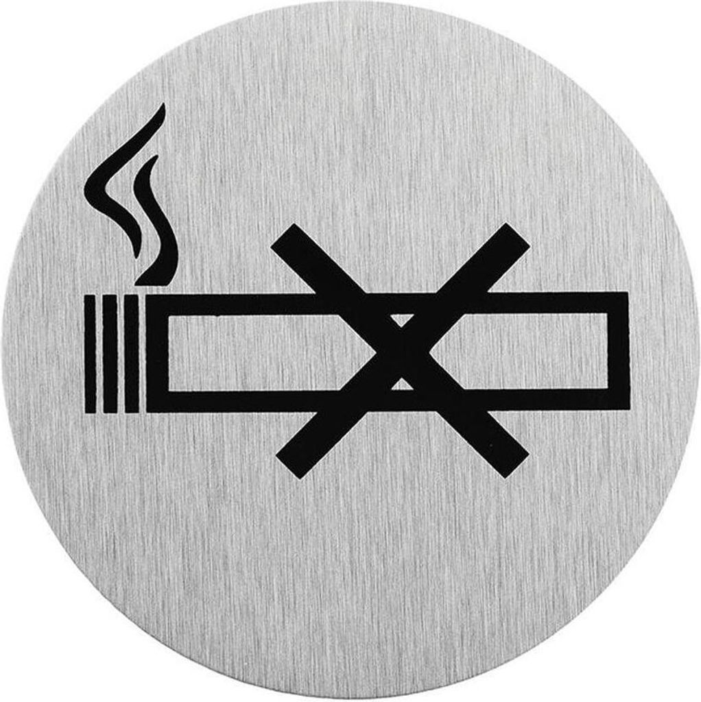 Türschilder in verschieden Größen + Bilder + Sprüche Türschild selbstklebend Firmenschild Bild nicht Rauchen Ø75mm BWE