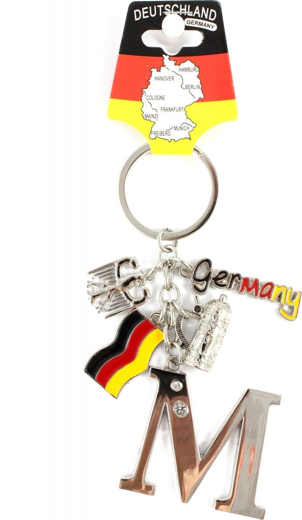 Schlüsselanhänger "M" H.: 11cm Produktbild 
