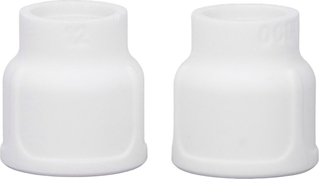 2Pcs Tig Schweißen Tassen weiß Keramik Schweißbrenner Cup Keramik Düse Zubehör Kit für DB SR WP 9 20 25