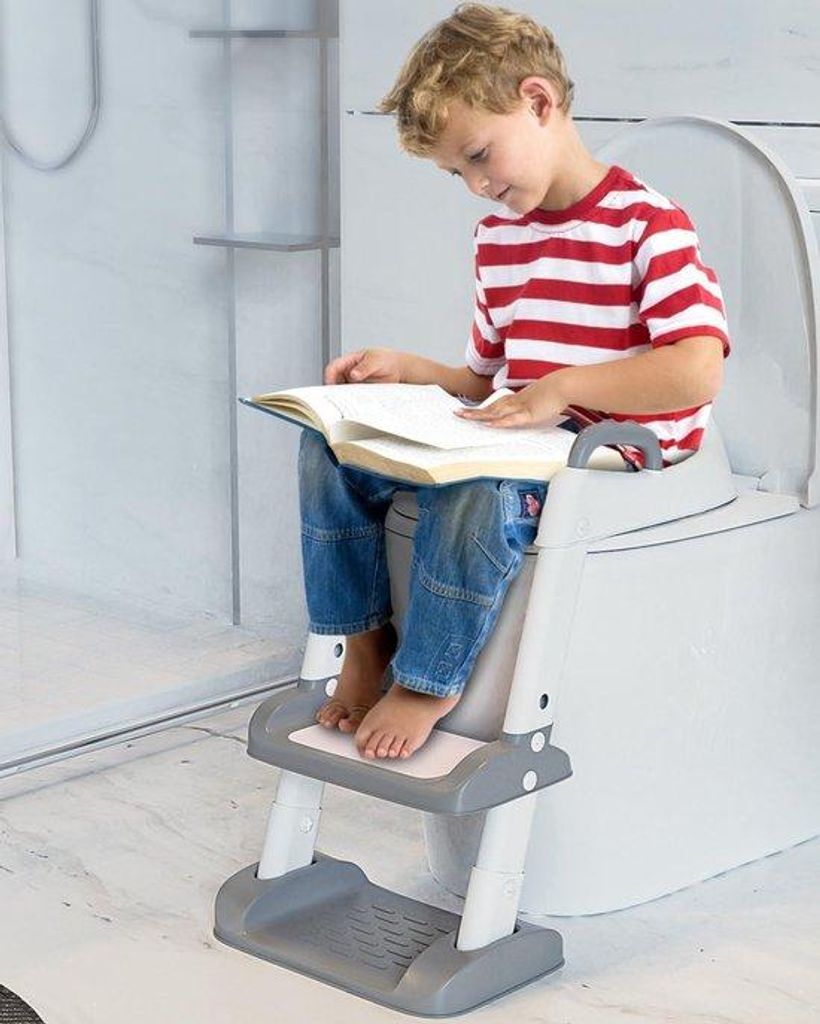 Famanu Toilettensitz für Kinder mit Treppe - verstellbarer Produktbild 