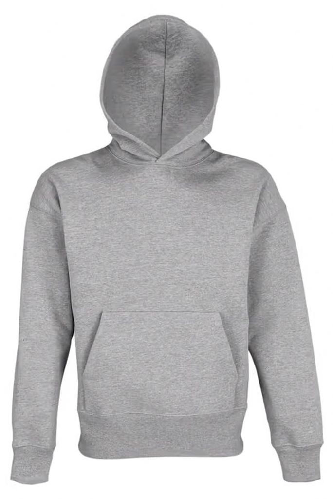SOLS - "Origin" Kapuzenpullover für Herren/Damen Uni LT1928 (S) (Grau meliert)