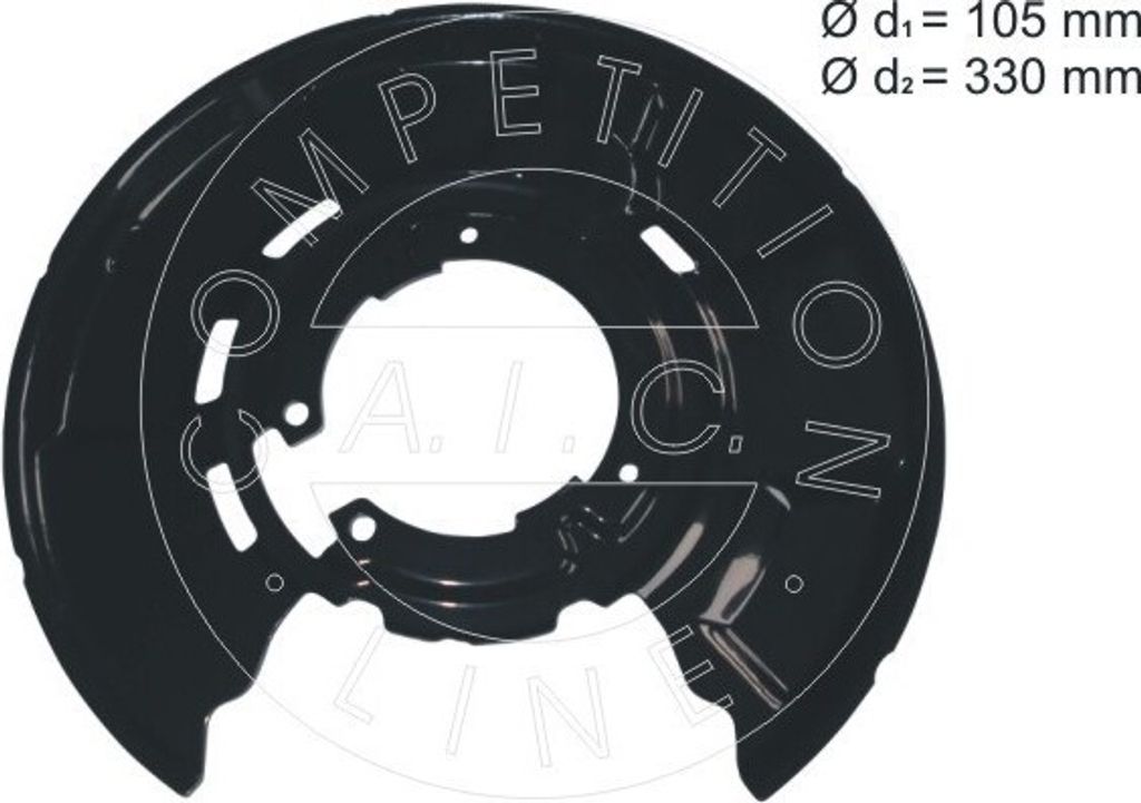 AIC Spritzblech, Bremsscheibe Artikel: 55750