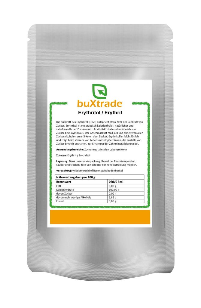Erythritol 5 kg | Erythrit | Süßungsmittel | GMO frei | Vegan