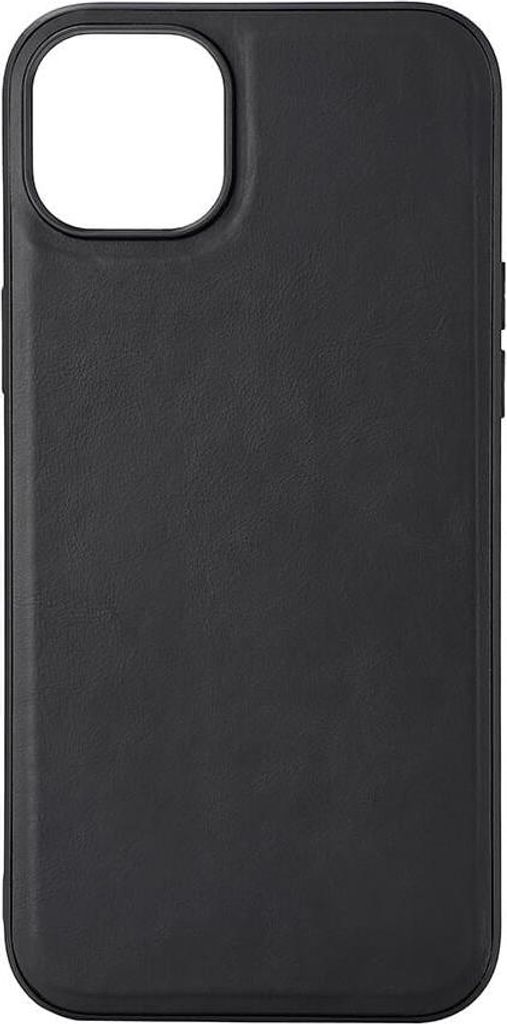 BUFFALO Backcover Leder Mag Series iPhone 15 Plus Schwarz