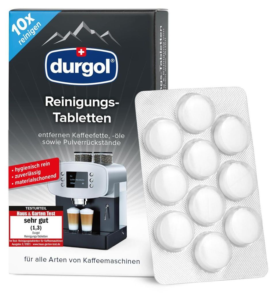 Durgol Reinigungstabletten für Kaffemaschinen Produktbild 