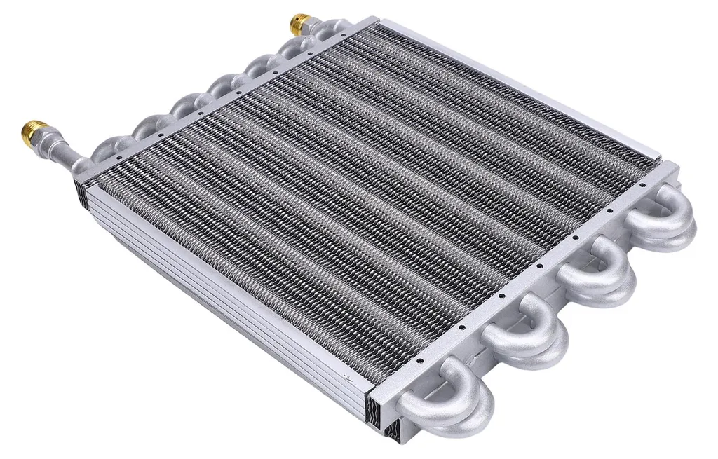 Radiateur de boîte de vitesses 16 rangées en aluminium avec raccords 8AN