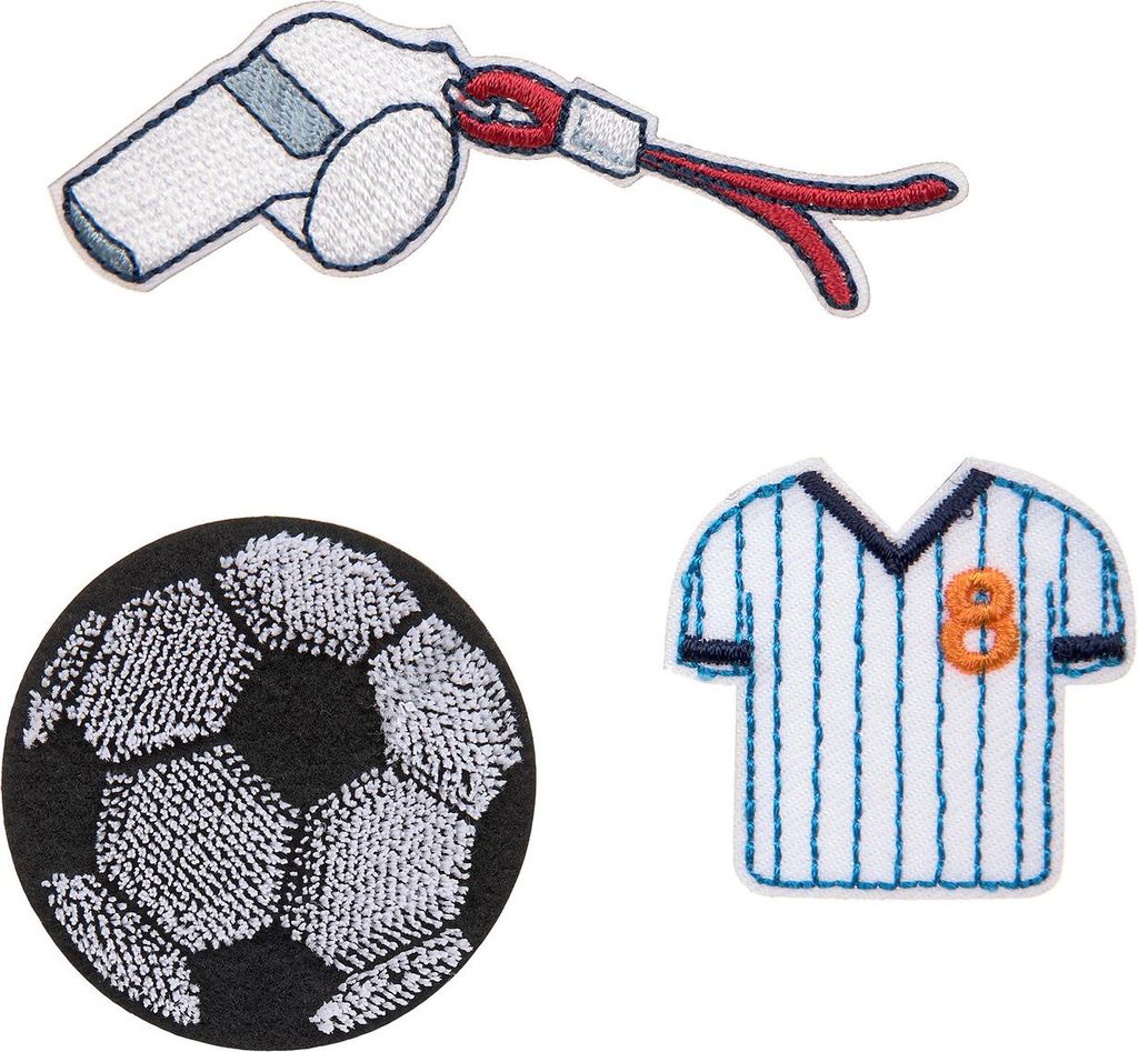 Lässig Textil-Sticker (3 Stk) - Schul Set Unique, Stick on Image du produit 