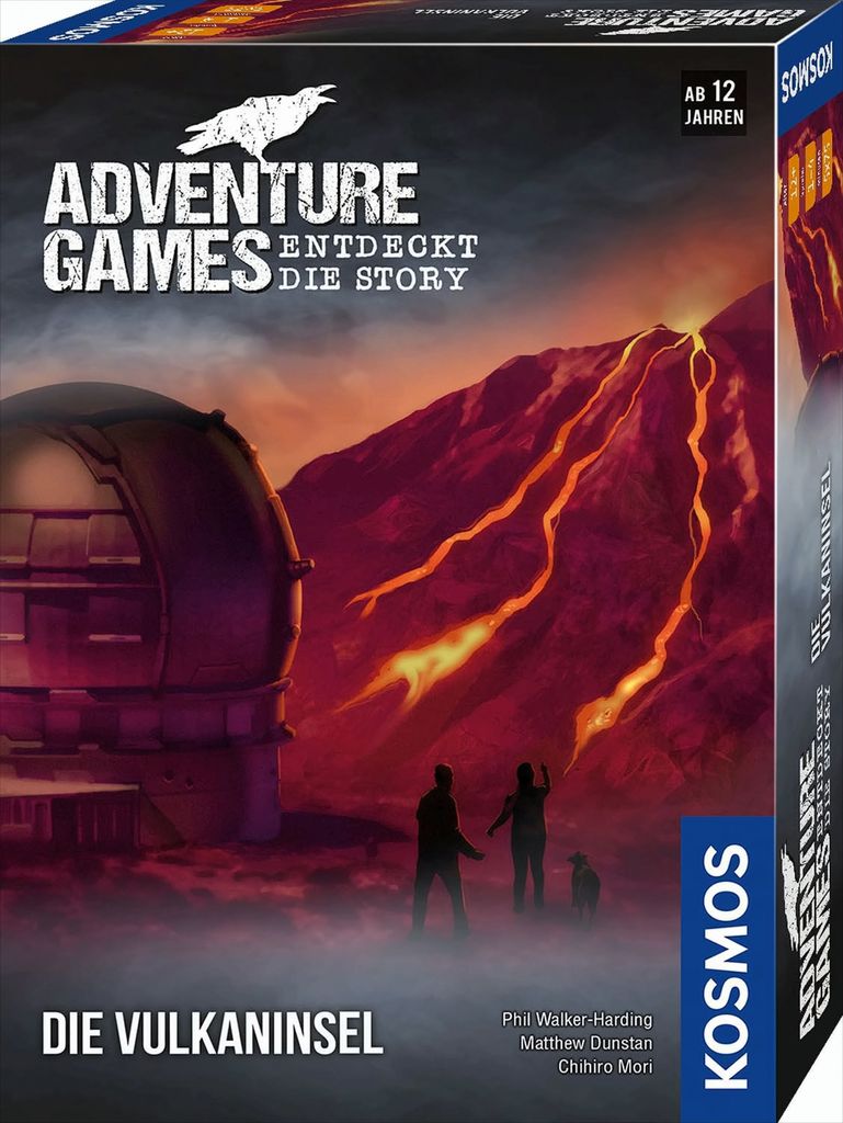 Kosmos Adventure Games Die Vulkaninsel, Brettspiel, Reisen/Abenteuer, 12 Jahr(e), Familienspiel