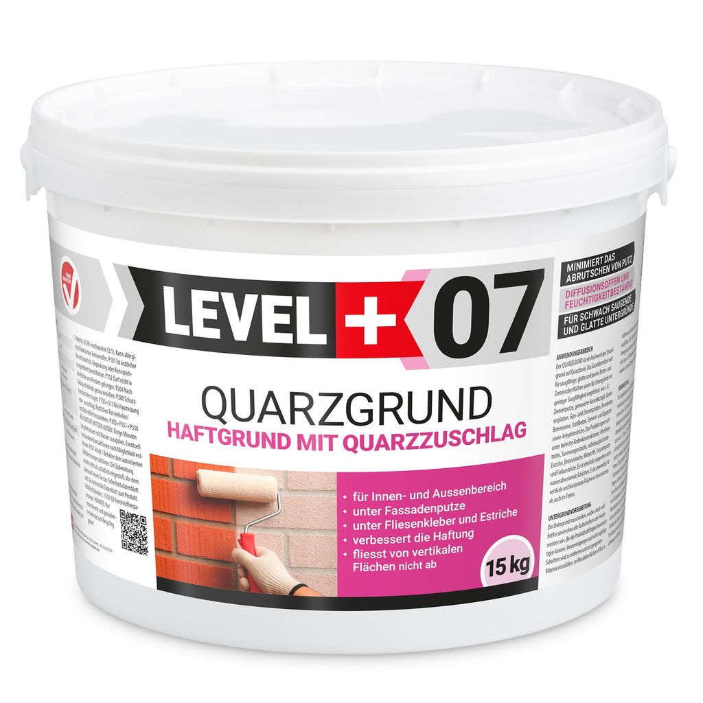 Haftgrund 15Kg Quarzgrund Putzgrund Weiß Grundierung Trenngrund Beton Holz L+07