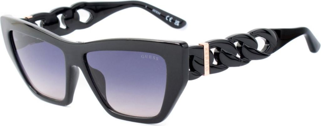 Guess GU00111 01B shiny black 56/14/130 Damen Sonnenbrillen