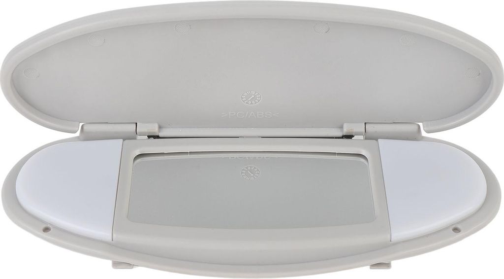 Sun Visor Vanity Mirror Cover Clear Vision Easy Installation 51167361833 für R55 R56 R57 R58 R59 R60 R61 2007 bis 2014 Grau
