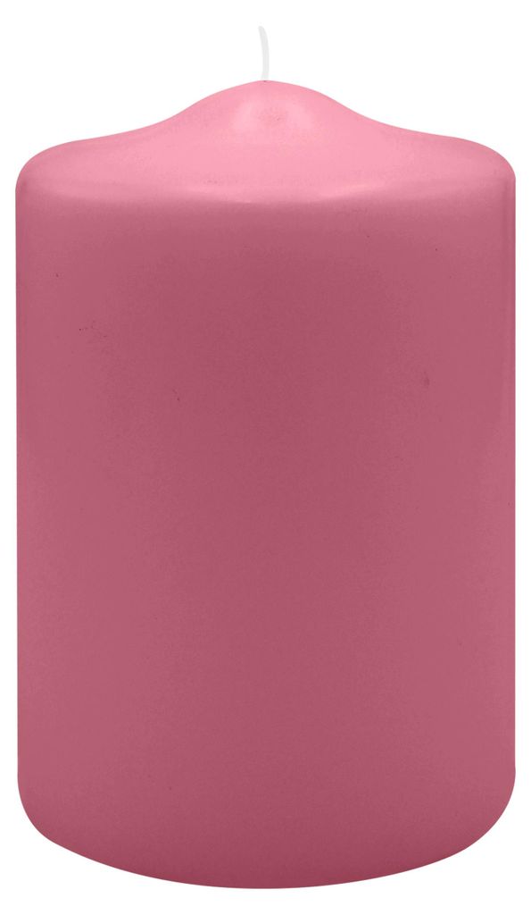 Spitzkopf Stumpen Kerzen Antique Pink 15 x Ø 10 cm, 6 Stück