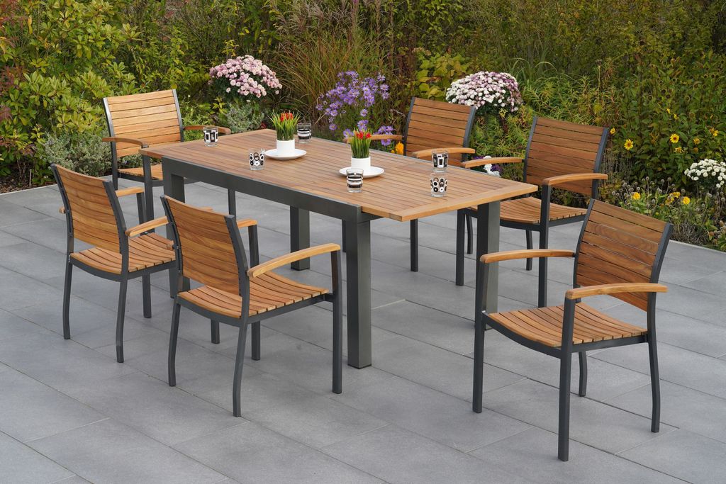 Merxx Gartenmöbelset "Santorin" 7tlg. Mit | Kaufland.de