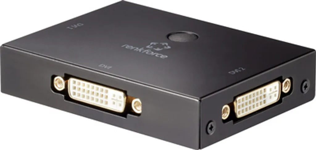 Renkforce RF-3795620 Splitter DVI 2 Vie 1080p - Chassis in Metallo