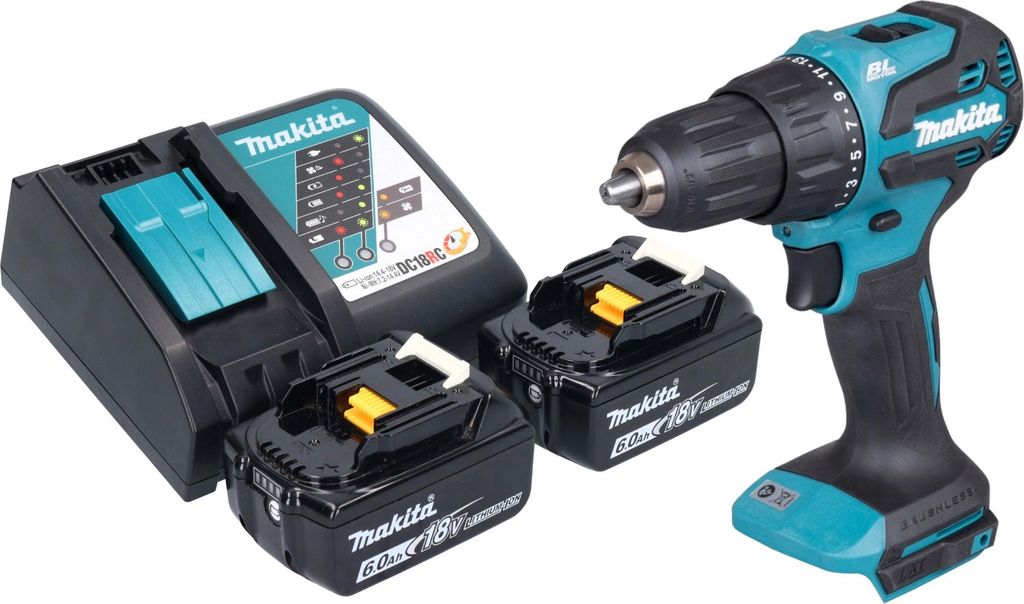 Makita DHP 490 RG accu klopboormachine 18 V 65 Nm Productafbeelding 