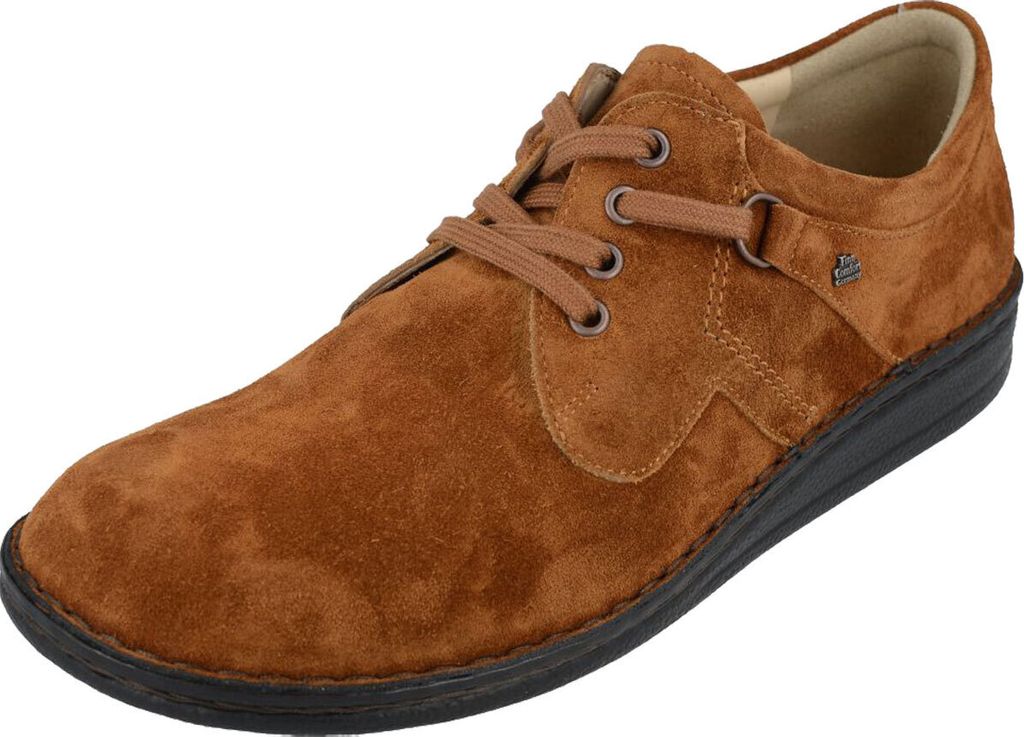 Finn Comfort Komfort Schnürschuhe VAASA Class Herren 31343337333036 Braun 46 EU