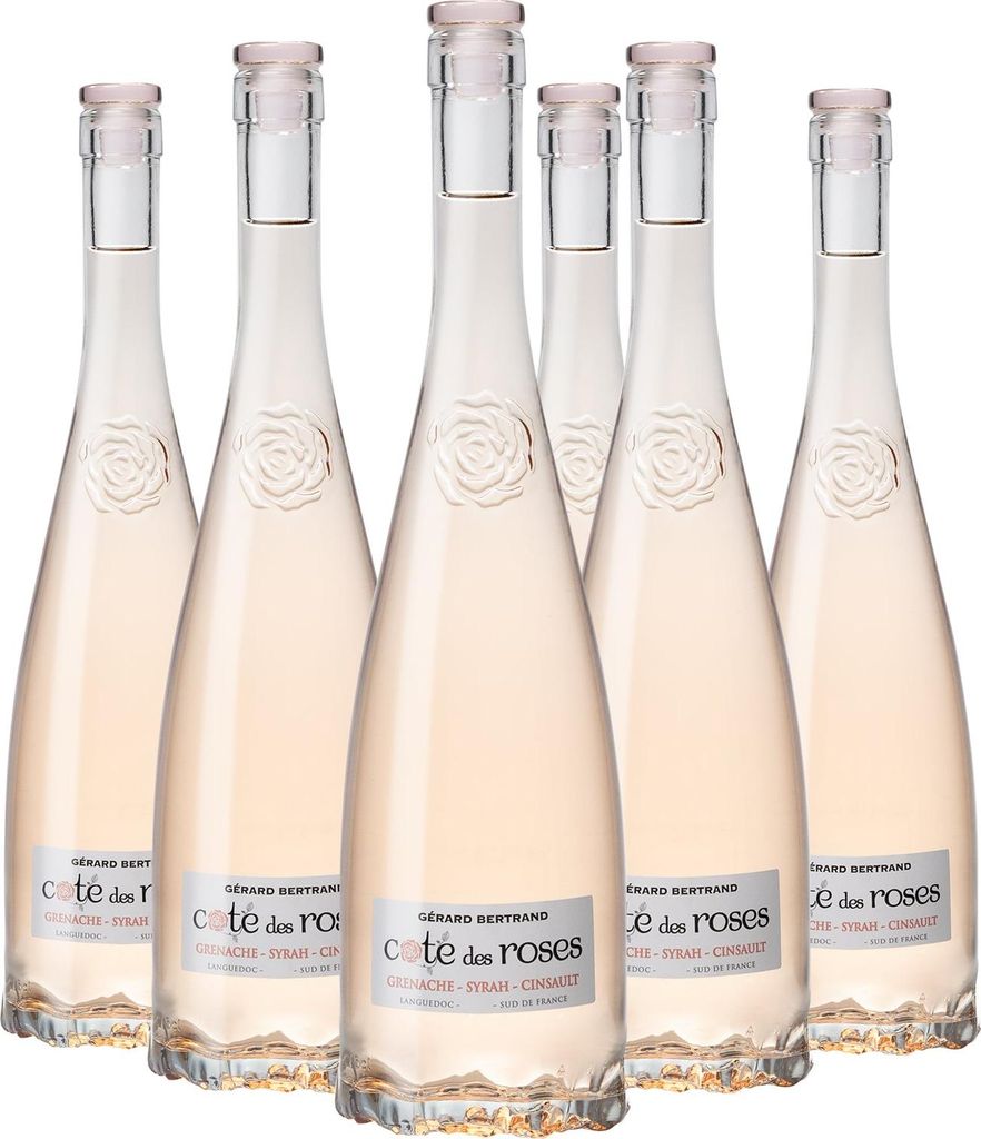 Cote des Roses rosé 2025 Lot 6 Bouteilles 75cl