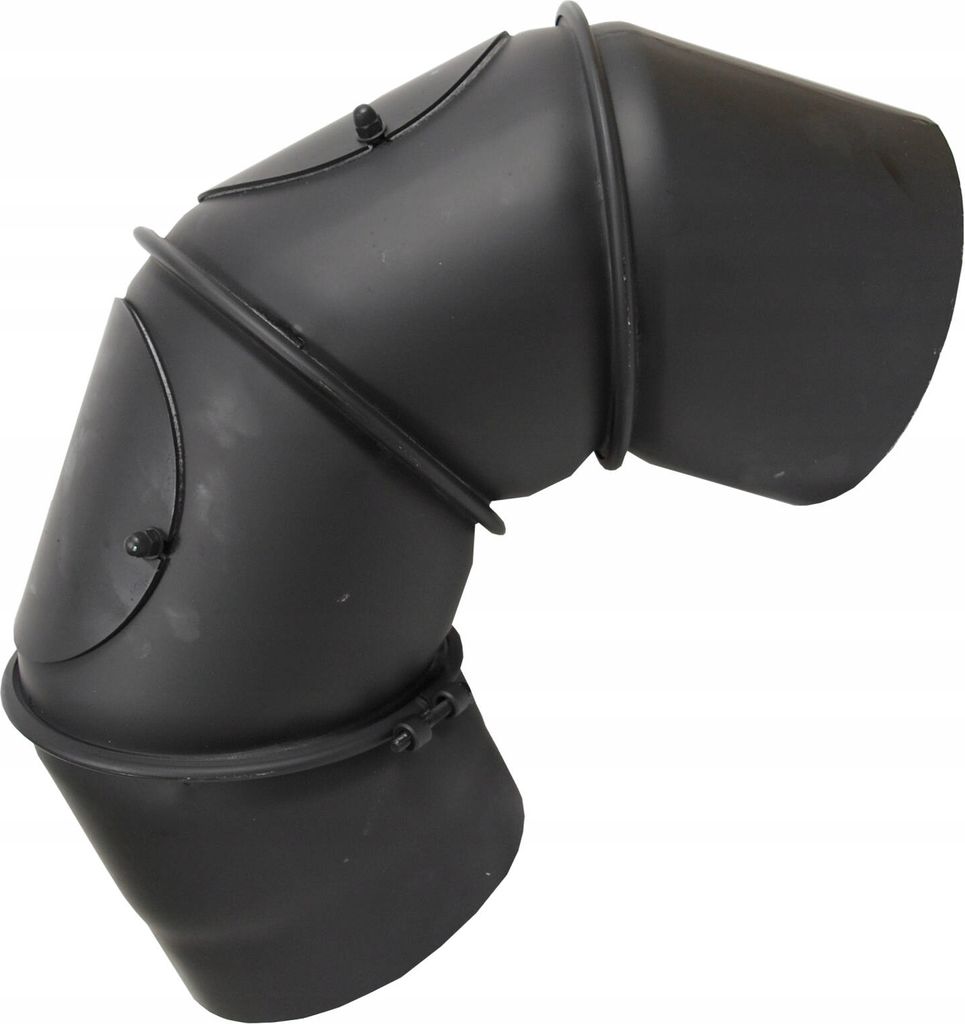 Verstellbarer Stahlkrümmer, 4-teilig, 120 mm