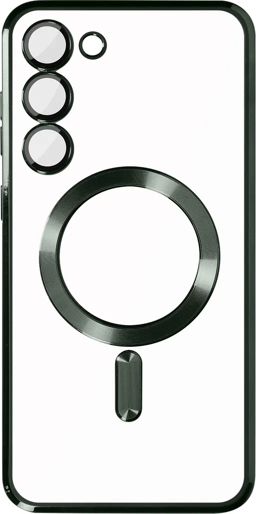 Cover MagSafe Verde per Samsung S23: Protezione Fotocamera Totale