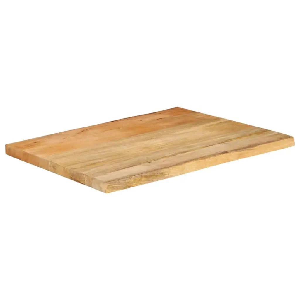 Piano Tavolo in Legno di Mango Sostenibile 70x60 cm - Spessore 3,8cm