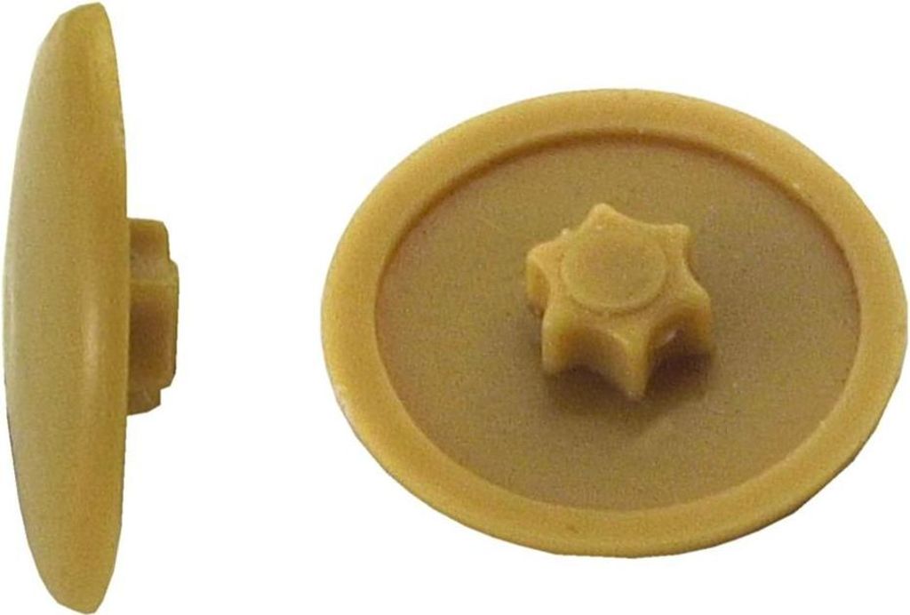 Connex Abdeckkappen Ø 13,5 mm für TX 25 Schrauben hellbraun - 50 Stk.