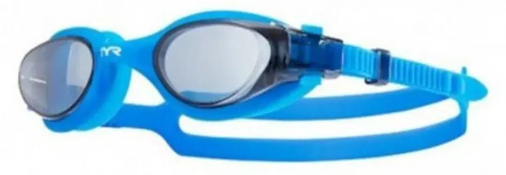Masque de natation TYR Vesi bleu - Lunettes larges pour la piscine adulte