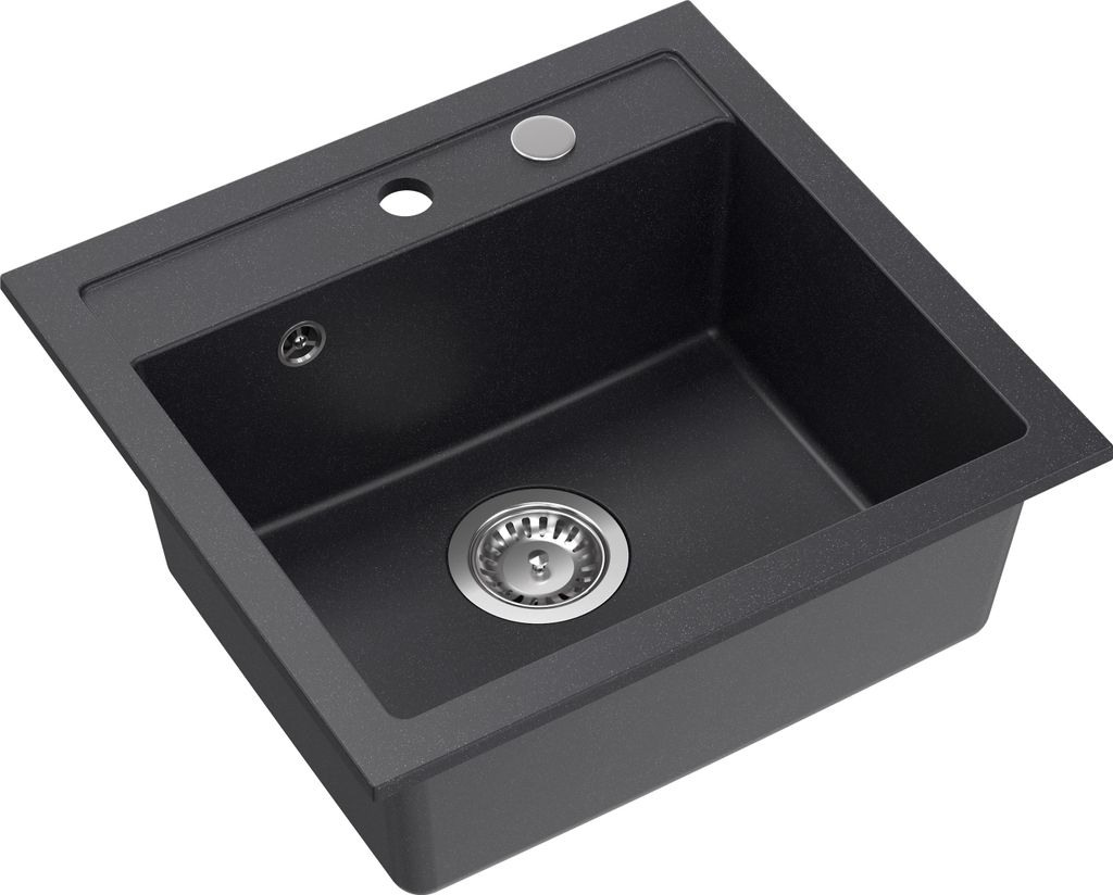 QUADRON Spülbecken 1-Becken Spüle | Größe: 47 x 50 x 18,5 Produktbild 