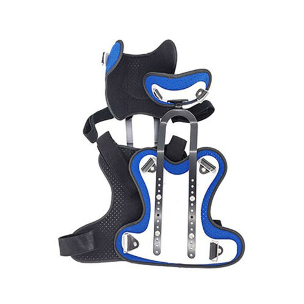 Halskrause Bandage Verstellbare Frontschalenschutz Wirbel Stütze Rückenhalter Rückenschutz Zervikale Thoraxorthese