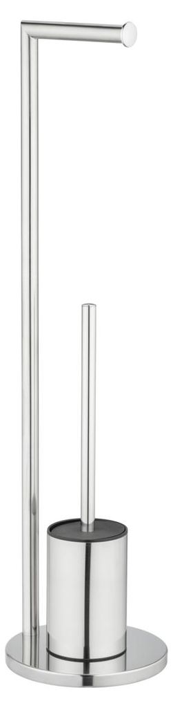 WENKO Metall  Stand WC-Garnitur Ferla in Silber 18 x 69,5 Produktbild 