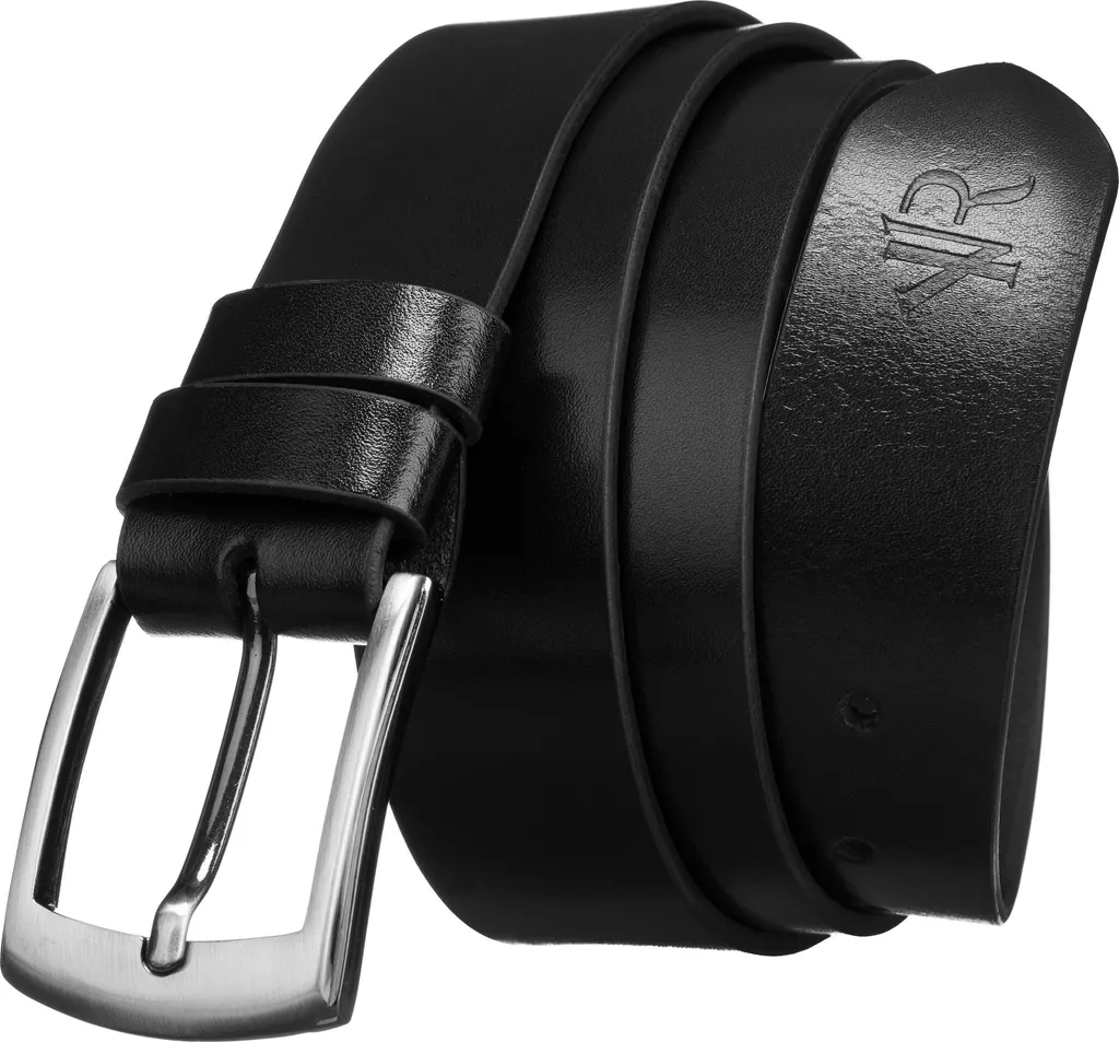 Cintura Rovicky RV-27-SPL in Vera Pelle Nera | Accessorio Uomo Elegante