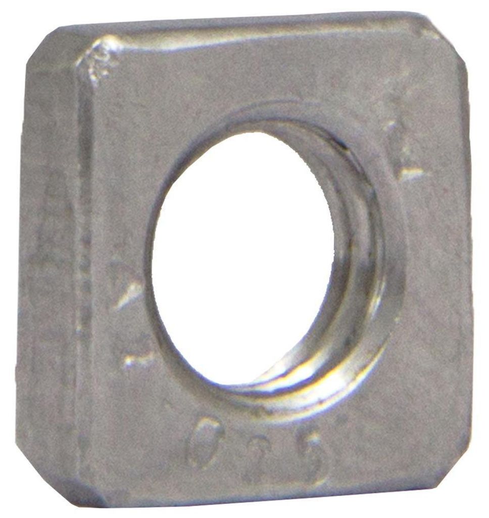 AG-BOX Vierkantmuttern, niedrige Form DIN 562 A2 M10, 50 Stück