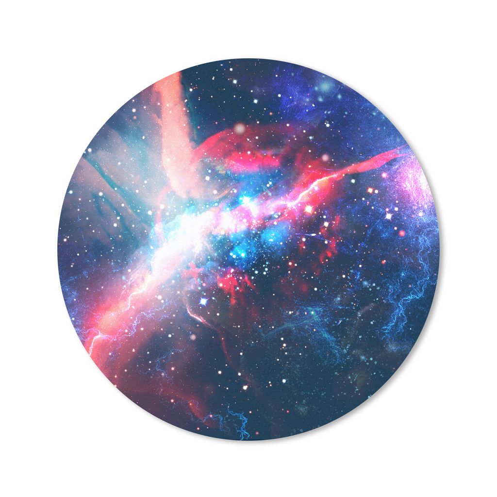 MuchoWow Mauspad Mousepad Raum - Farben - Licht 50x50 cm - Mousepads - Maus Mat - Pad - Mausunterlage - Vinyl