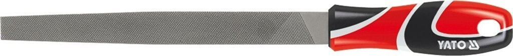 Yato YT-6223, Datei, Flache Datei, Metall, Kohlenstoffstahl, Schwarz, Rot, Weiß, 250 mm