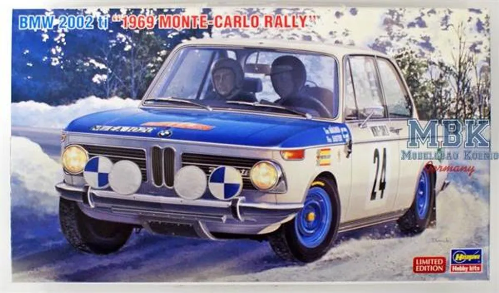 Kit Maquette BMW 2002ti Hasegawa 20332 Haute Précision Rallye 1/24