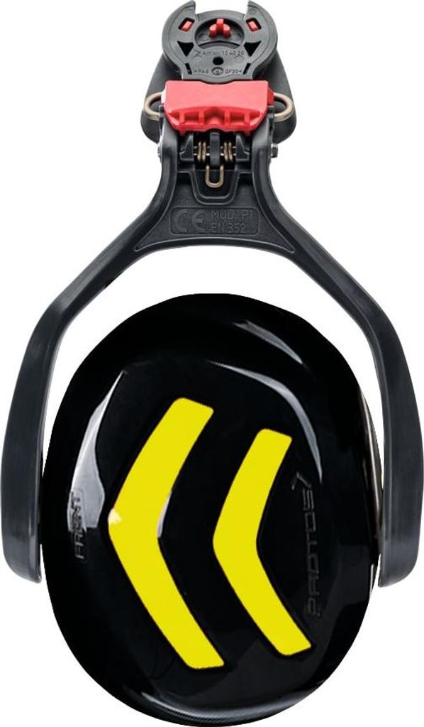 PROTOS Gehörschutz Kapsel/ Kapselgehörschutz E Schwarz/Neongelb