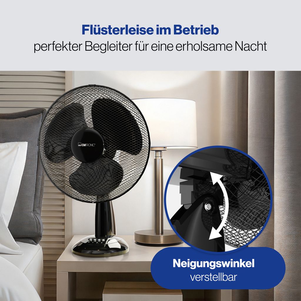Clatronic® Ventilator mit Schwenkfunktion | leise 3Stufen | Produktbild 3