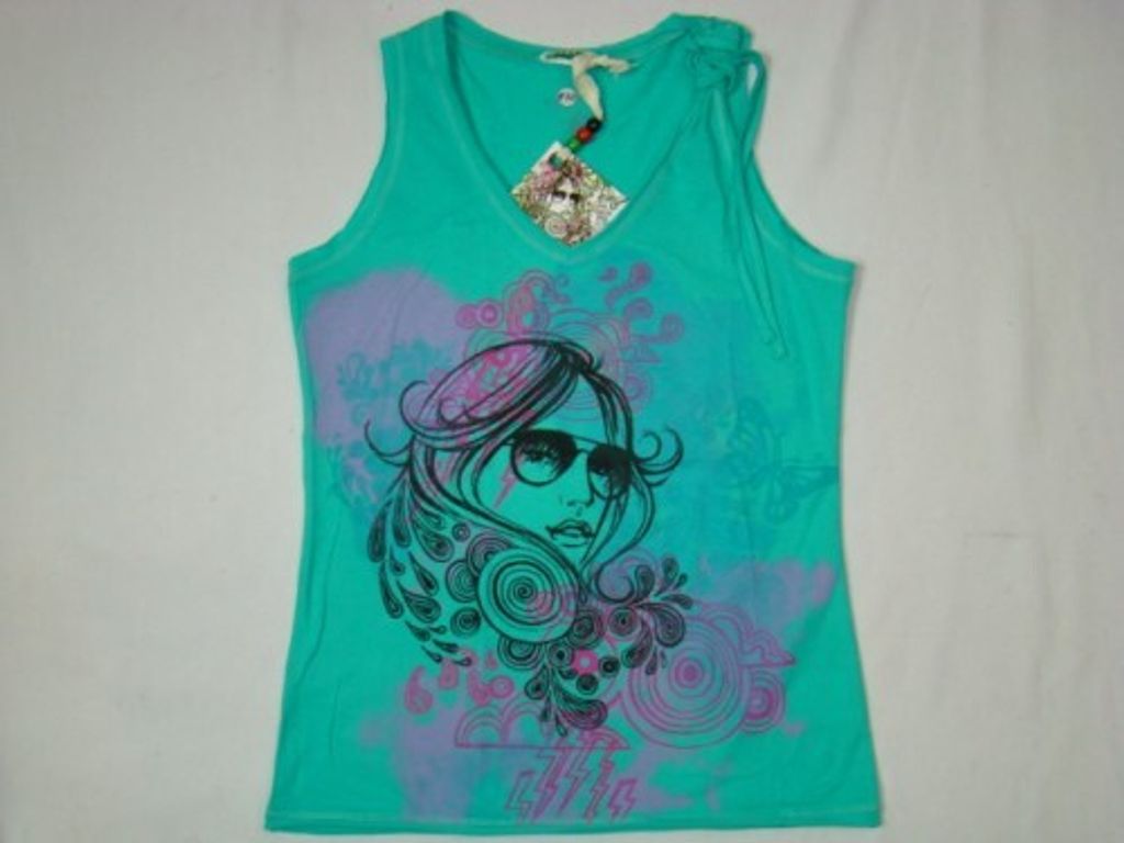 Gang Lissy 595691-38 Top T-Shirt türkis/bunt, Größe:M/38