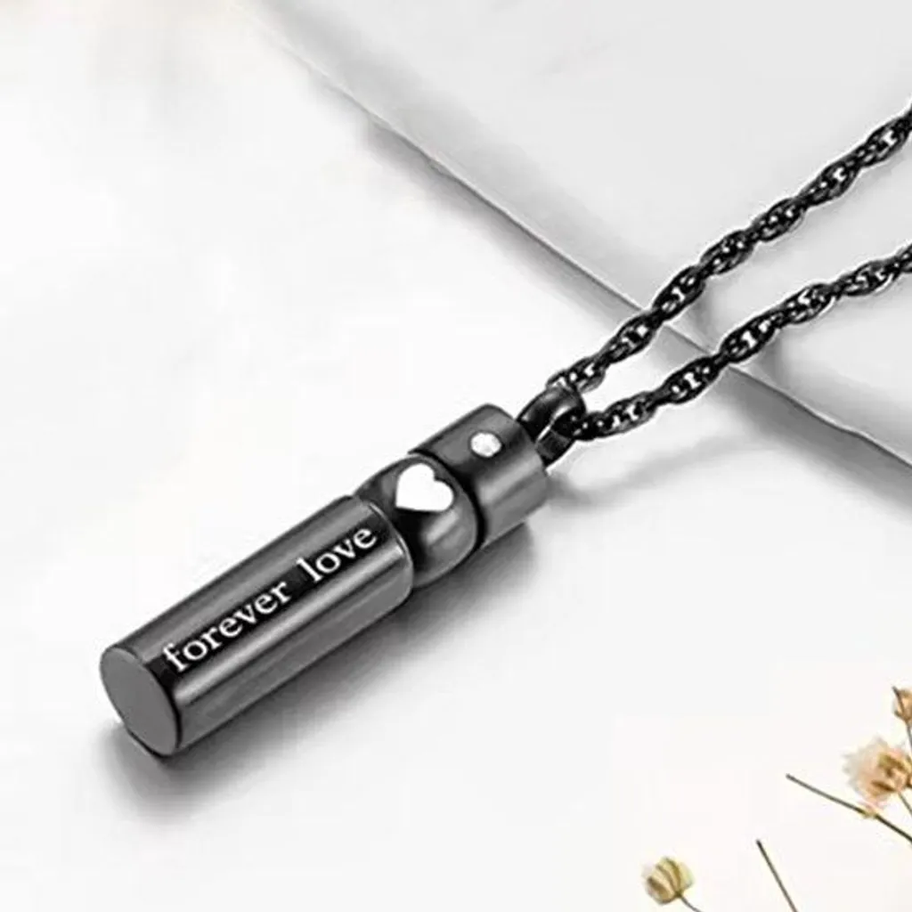 Pendentif porte-cendres Luxe avec chaîne 55 cm et kit de remplissage