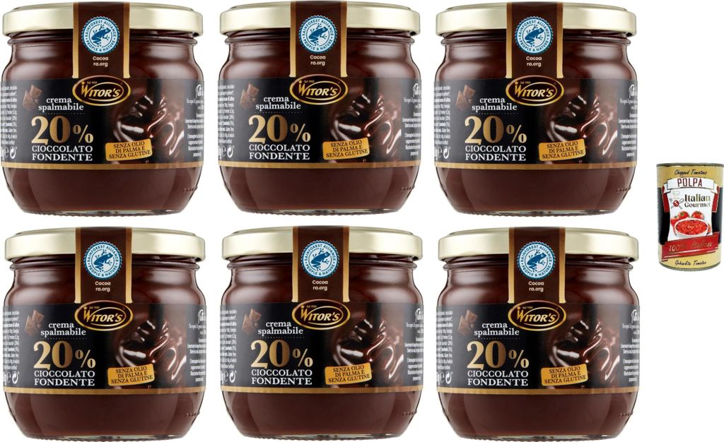 Crema Spalmabile con Cioccolato Fondente - Haselnusscreme Produktbild 