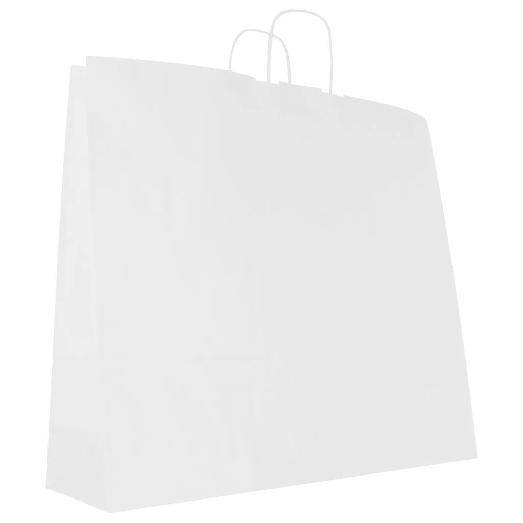 Stock 180 Buste Carta Kraft Bianca 54x15x46 AWIH - Prezzi Ingrosso