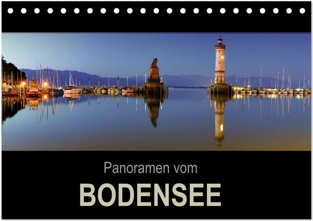 Panoramen vom Bodensee (Tischkalender 2026 DIN A5 quer), CALVENDO Monatskalender