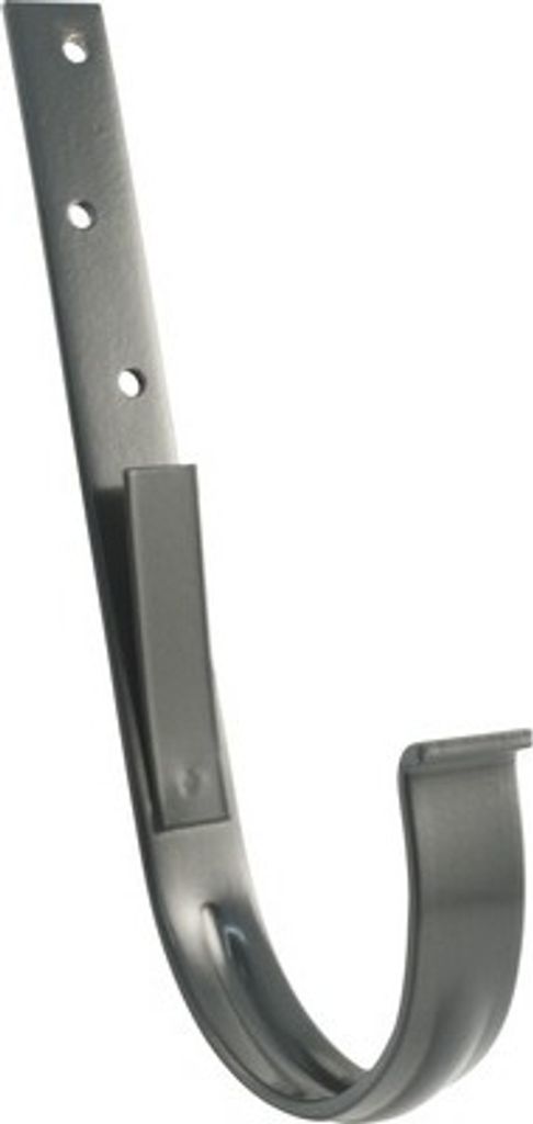 Marley Rinneneisen halbrund verzinkt Anthrazitgrau RAL 7016 NW 125 mm