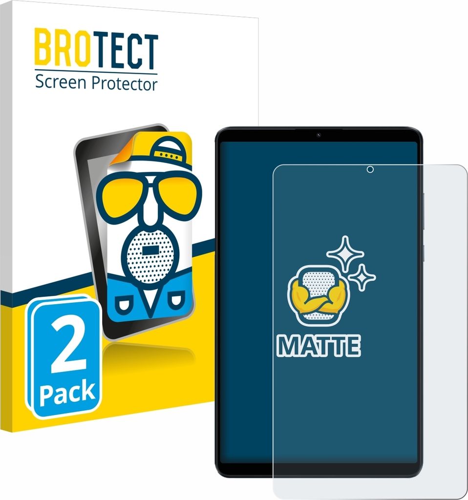 2x BROTECT Schutzfolie für Xiaomi Redmi Pad SE 8.7 4G Displayschutz Displayschutzfolie Folie Matt Entspiegelungsfolie