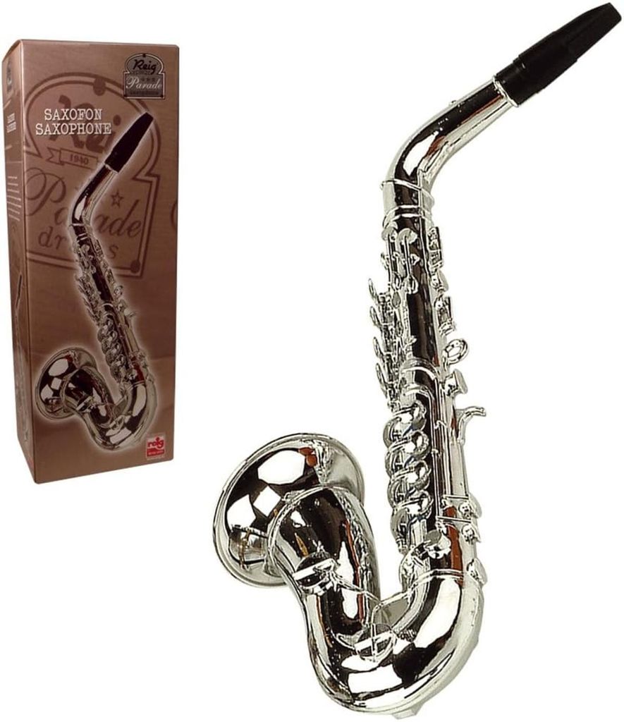 Reig Musicales Metallisiertes Saxophon In Box 41 Cm Golden  Produktbild 