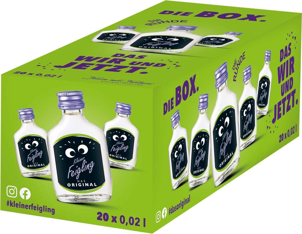 Kleiner Feigling Das Original Feigenlikör | 20 % vol | 20 x Produktbild 