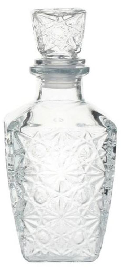 Karaffe, Glaskaraffe für Wein oder Likör, elegant Kristall Produktbild 
